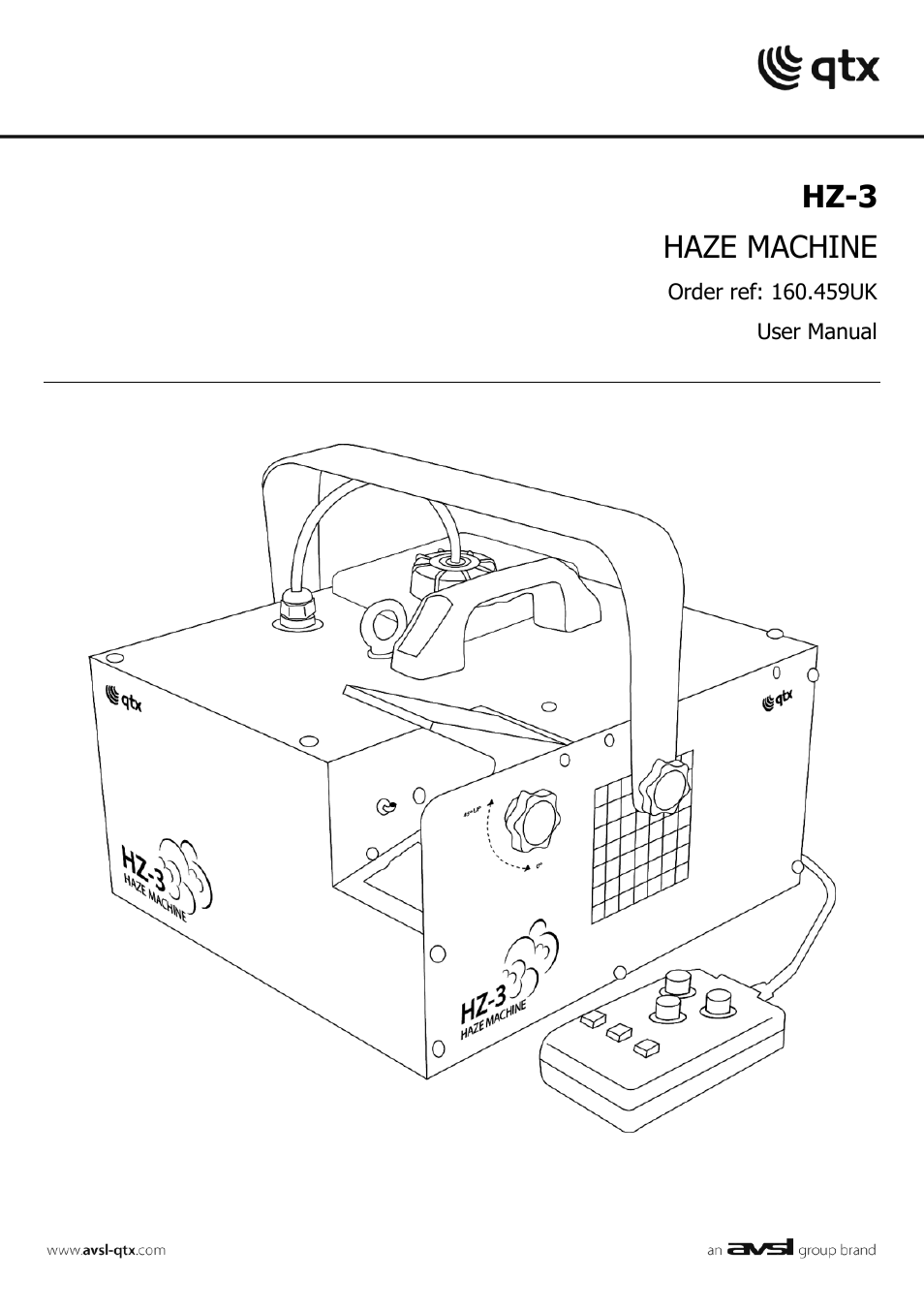 AVSL 160.459 HZ-3 User Manual | 12 pages