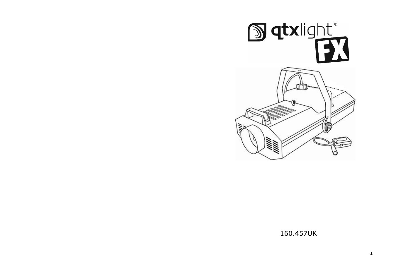 AVSL 160.457 QTFX2000 User Manual | 8 pages