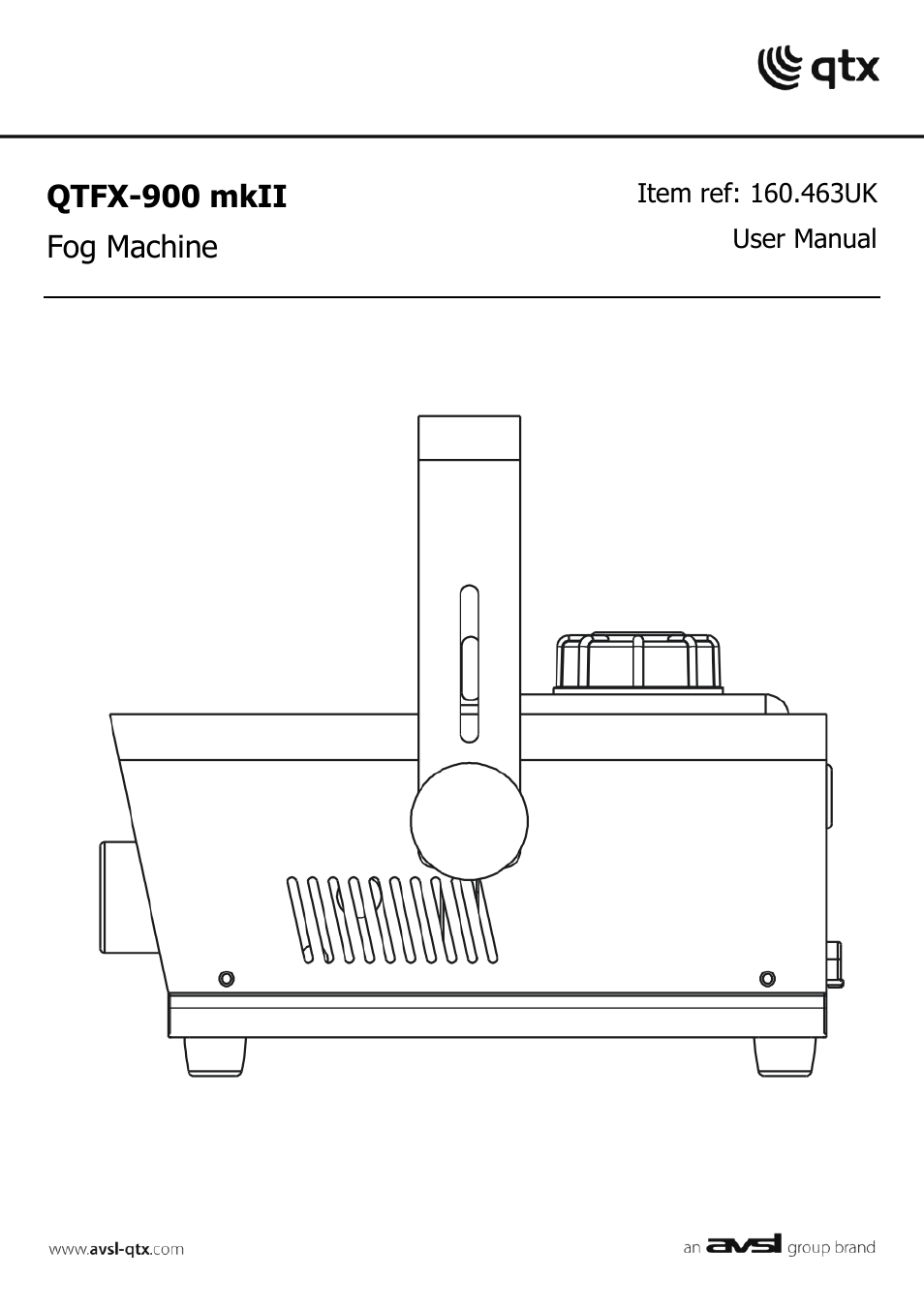 AVSL 160.463 QTFX-900 mkII User Manual | 6 pages