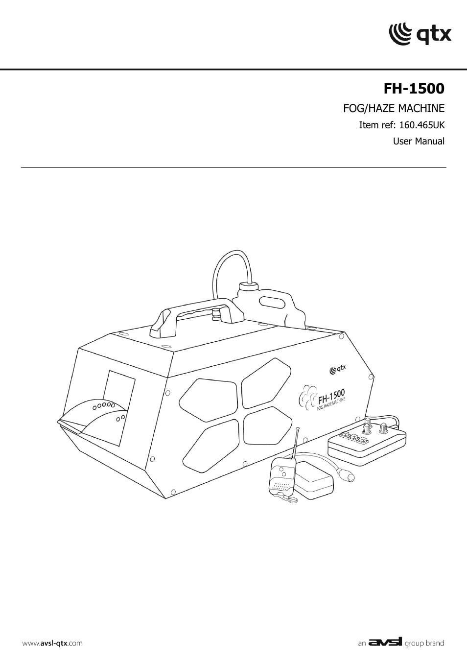 AVSL 160.465 FH-1500 User Manual | 6 pages