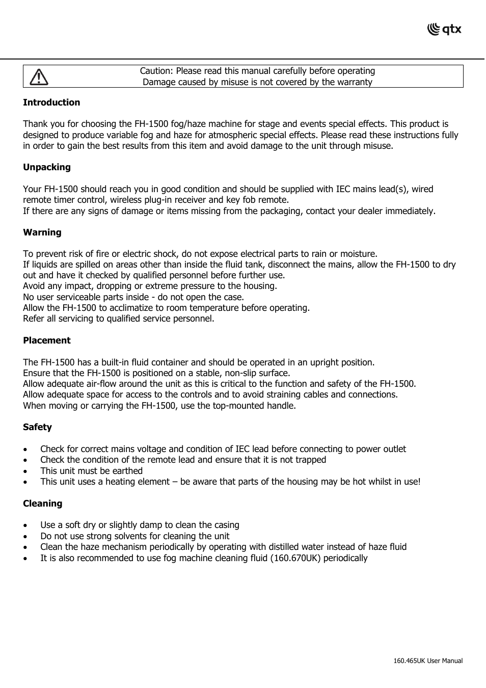 AVSL 160.465 FH-1500 User Manual | Page 2 / 6