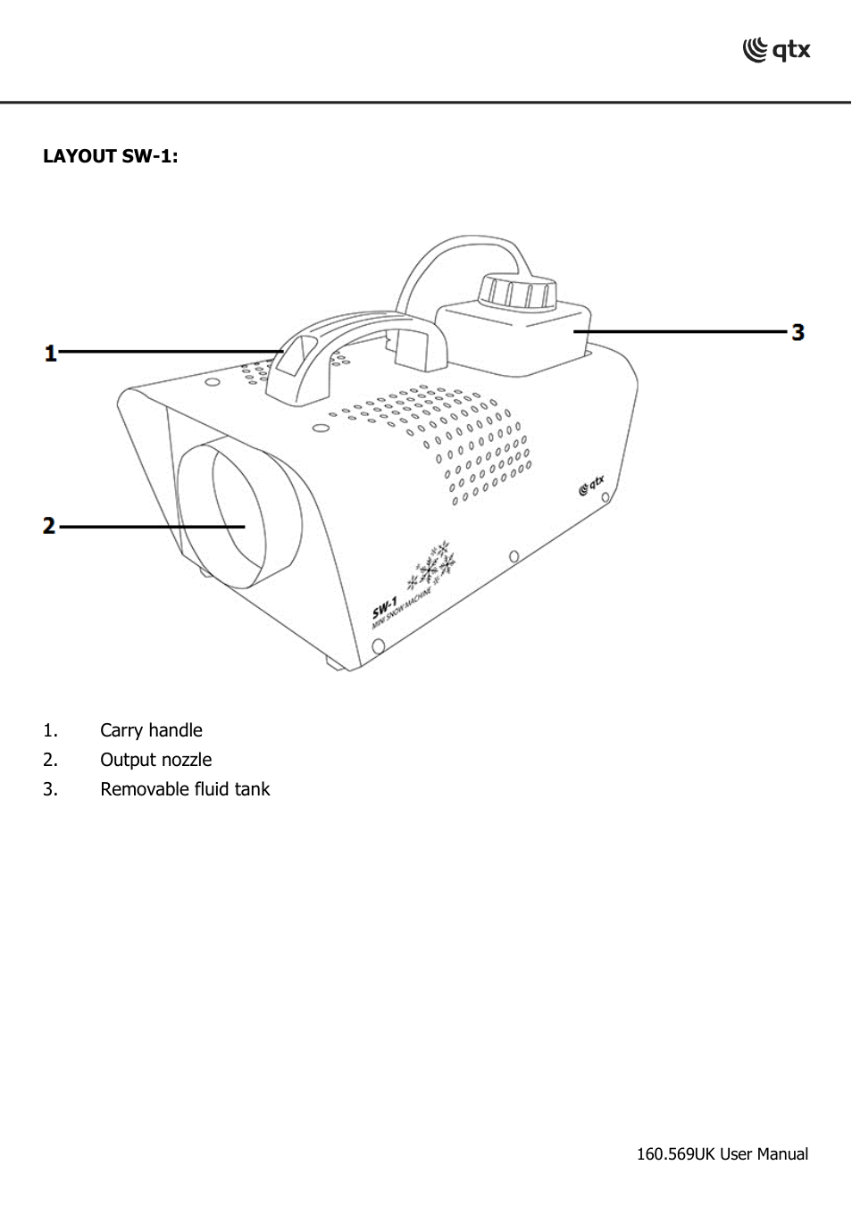 AVSL 160.569 SW-1 MINI SNOW MACHINE User Manual | Page 6 / 8