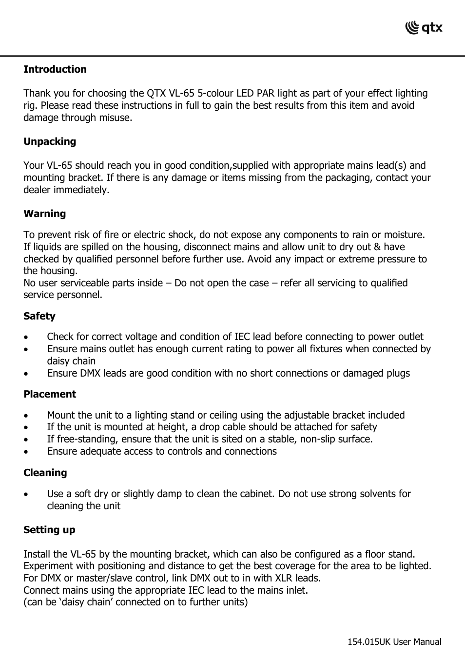 AVSL 154.015 VL-65 User Manual | Page 2 / 6