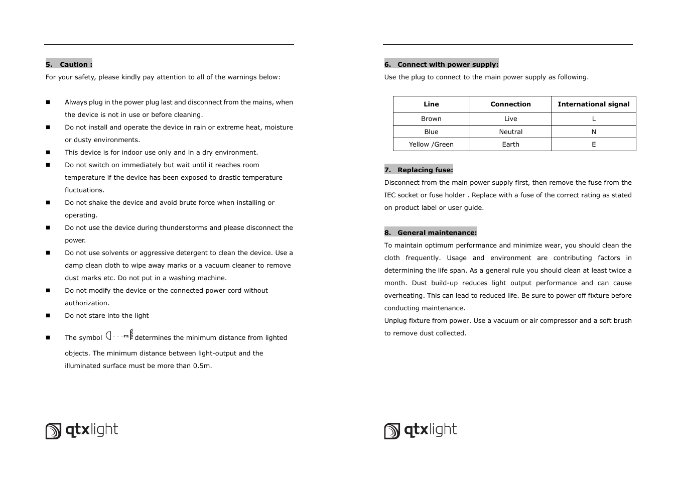 AVSL 151.170 LED STARCLOTHS User Manual | Page 4 / 4