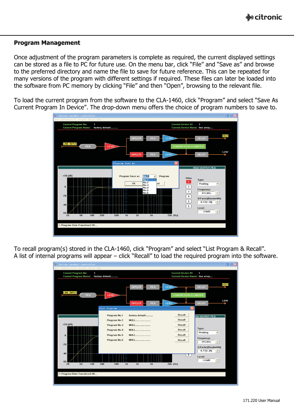 AVSL Citronic CLA-1460 User Manual | Page 13 / 18