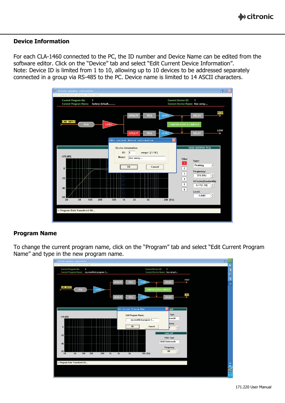 AVSL Citronic CLA-1460 User Manual | Page 14 / 18