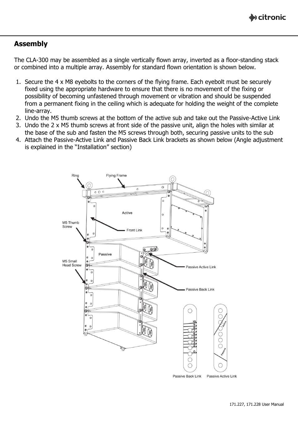 AVSL Citronic CLA-300 User Manual | Page 4 / 21