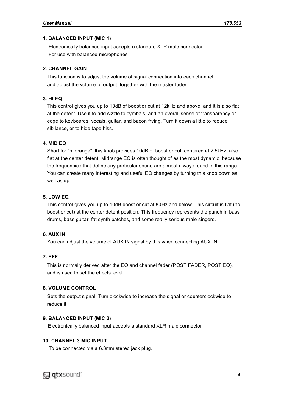 AVSL 178.554 QL SERIES User Manual | Page 4 / 6
