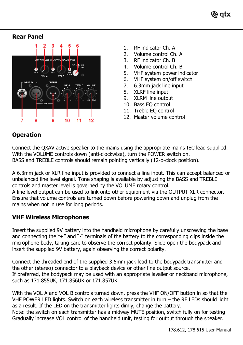 AVSL 178.615 QX15AV User Manual | Page 3 / 4