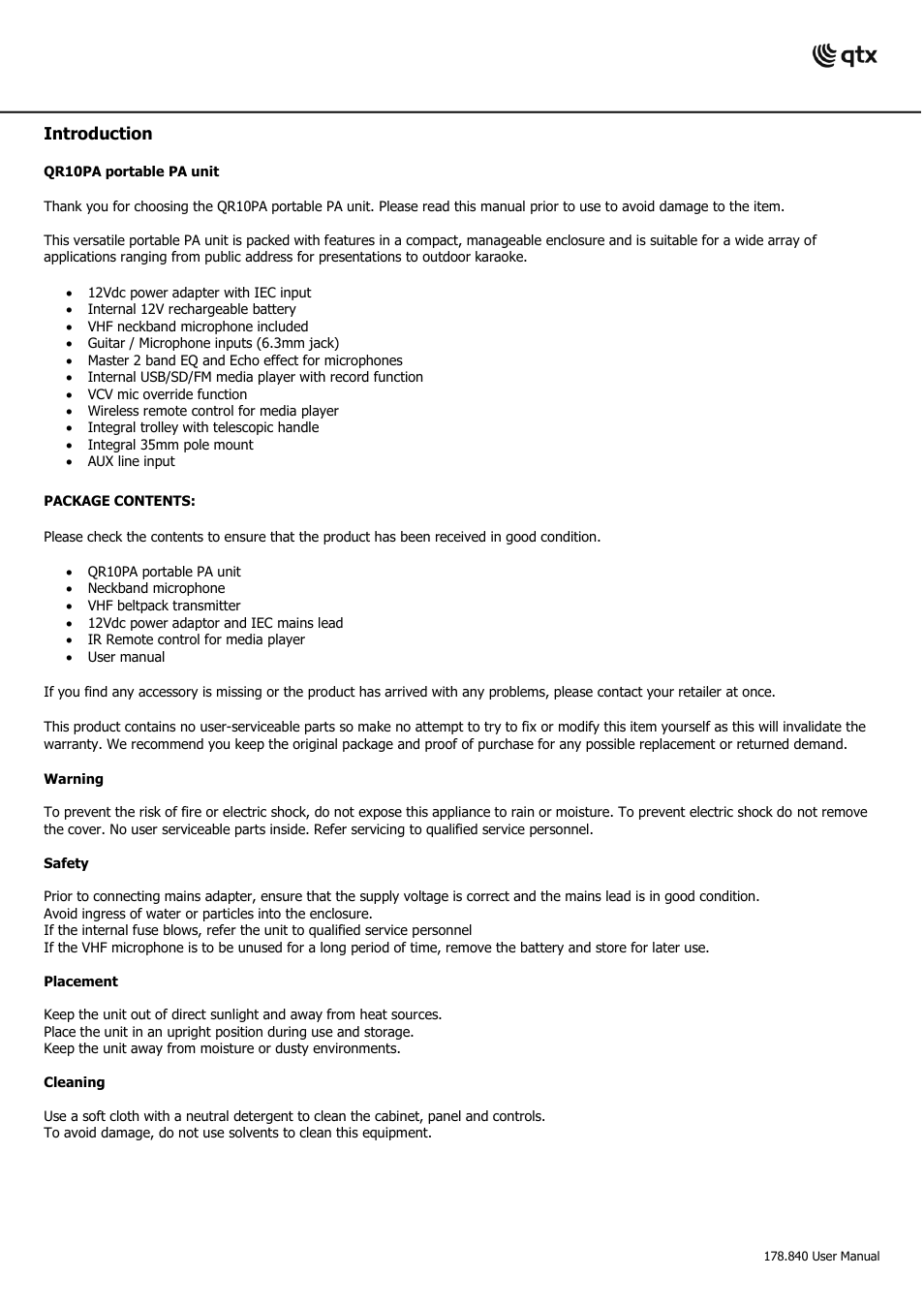 AVSL 178.840 QR10 User Manual | Page 3 / 7