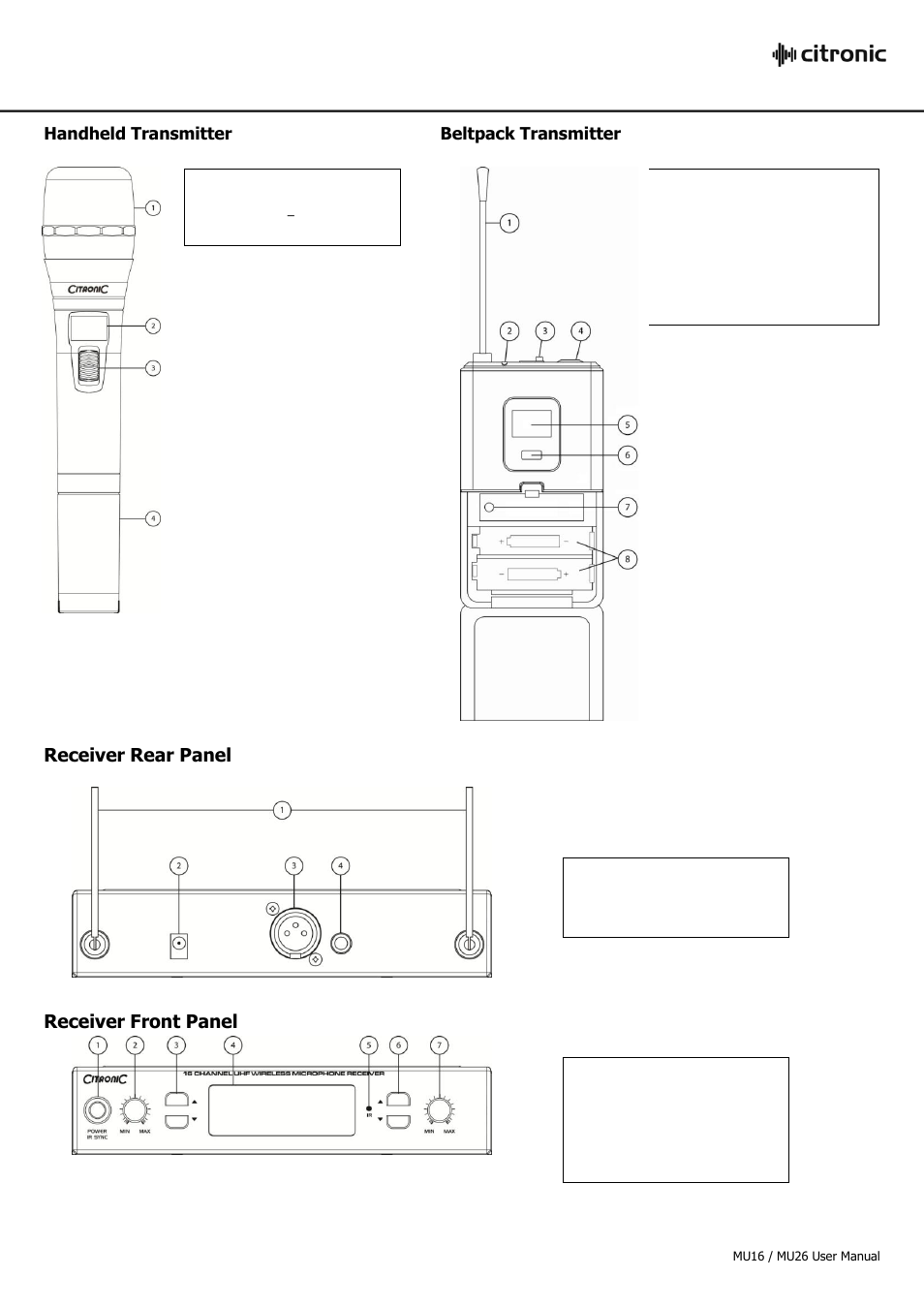 AVSL Citronic MU16 User Manual | Page 3 / 7