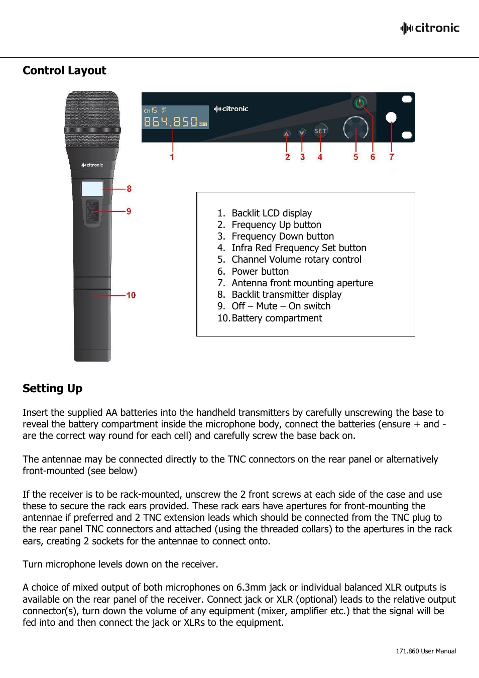 AVSL Citronic RU26H User Manual | Page 3 / 5