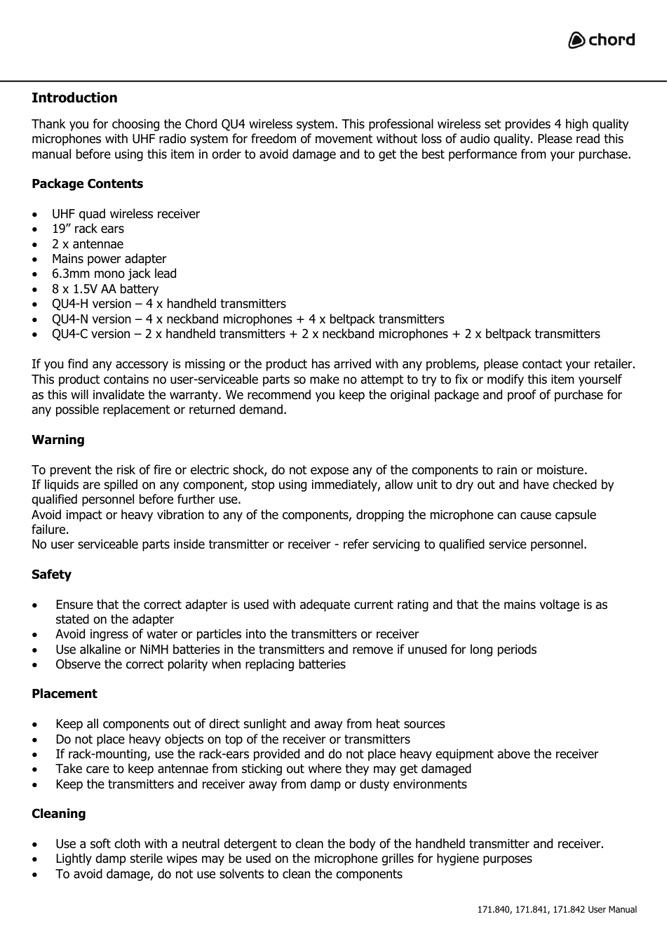 AVSL 171.840-171842 QU4 User Manual | Page 3 / 6