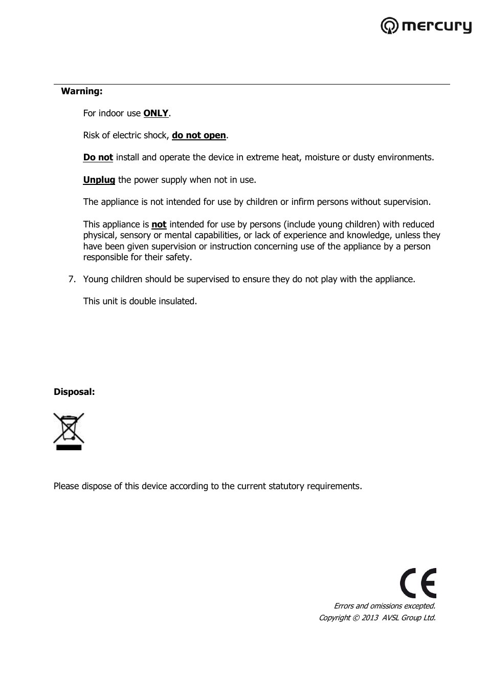 AVSL 660.446 DC1210UK User Manual | Page 2 / 2