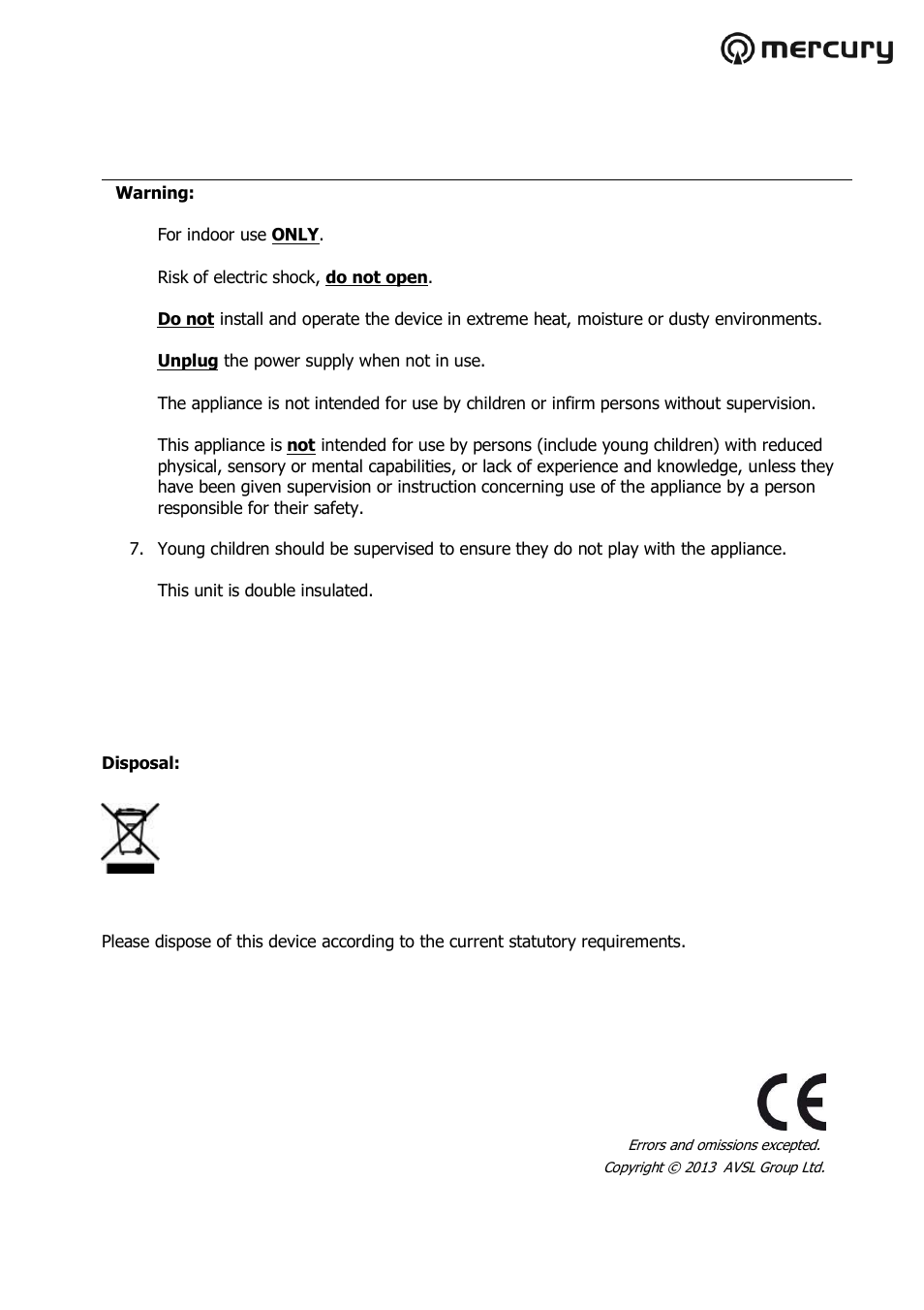AVSL 660.430 DC1208UK User Manual | Page 2 / 2