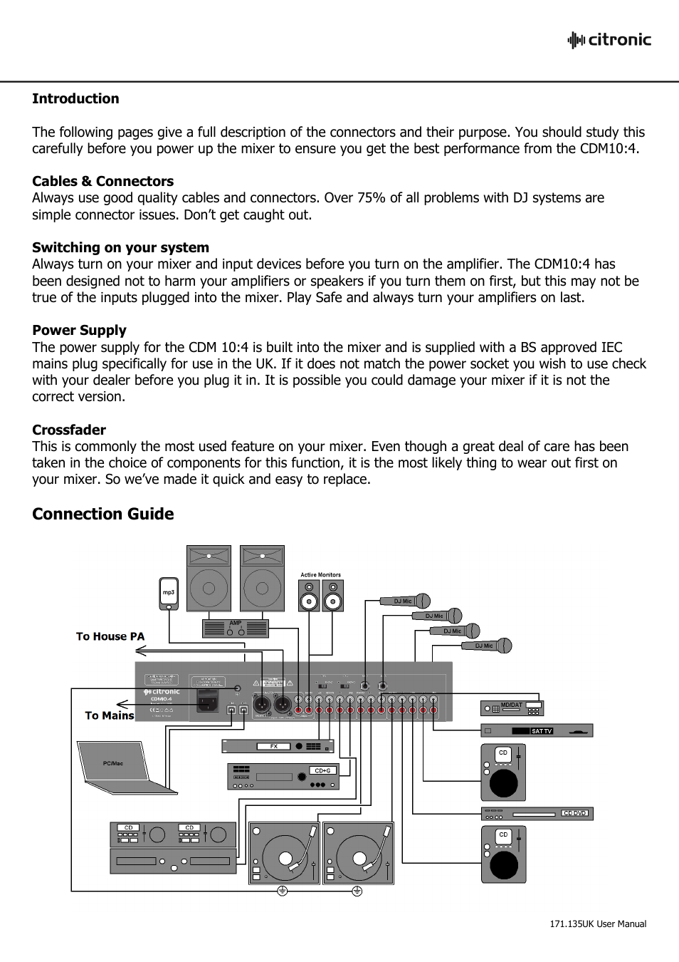 AVSL Citronic CDM10:4 User Manual | Page 5 / 7