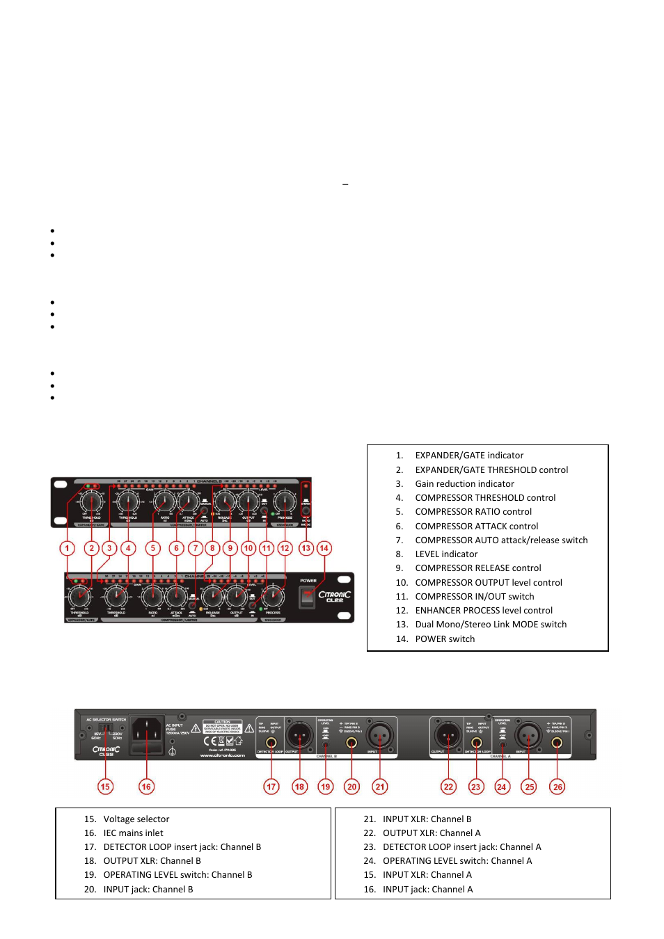 AVSL Citronic CL22 User Manual | Page 2 / 4