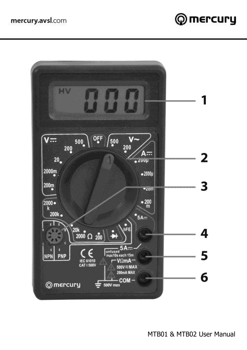 AVSL 600.102 MTB02 User Manual | Page 4 / 10