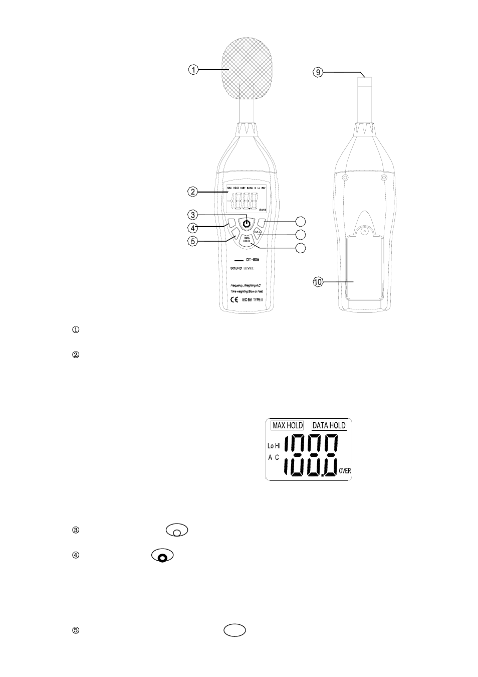 AVSL 600.652 SOUND LEVEL METER User Manual | Page 3 / 16