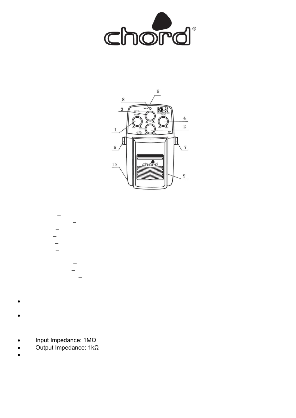 AVSL 174.240 BCH-50 User Manual | 1 page