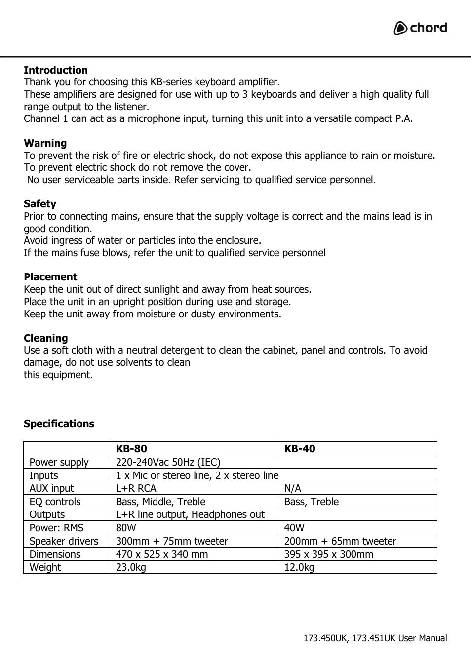 AVSL 173.451 KB-Series User Manual | Page 2 / 5