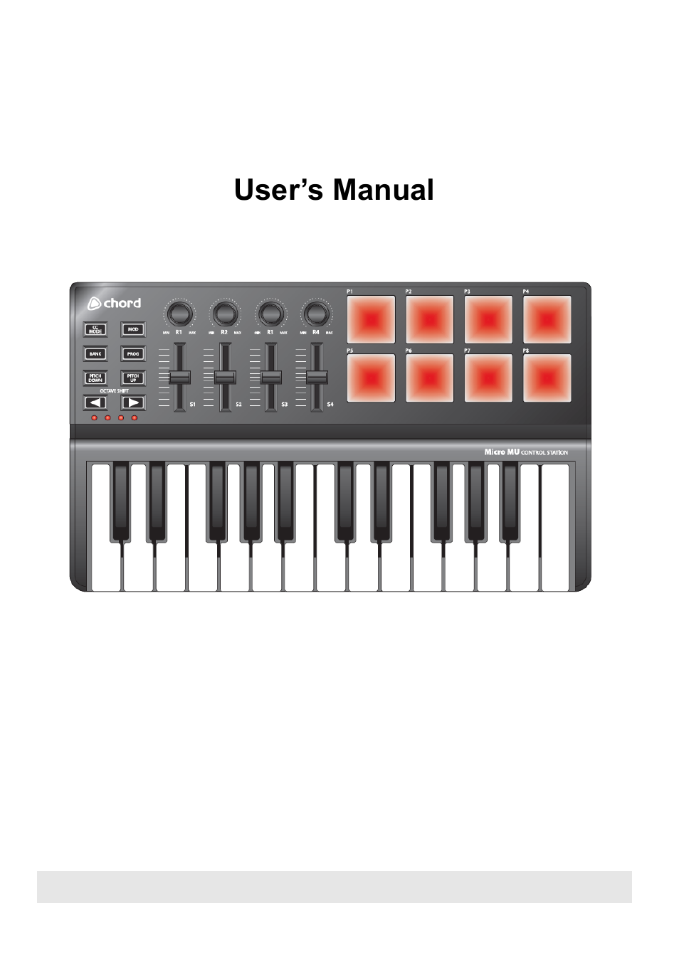 AVSL 169.010 Chord Micro MU Controller User Manual | 14 pages