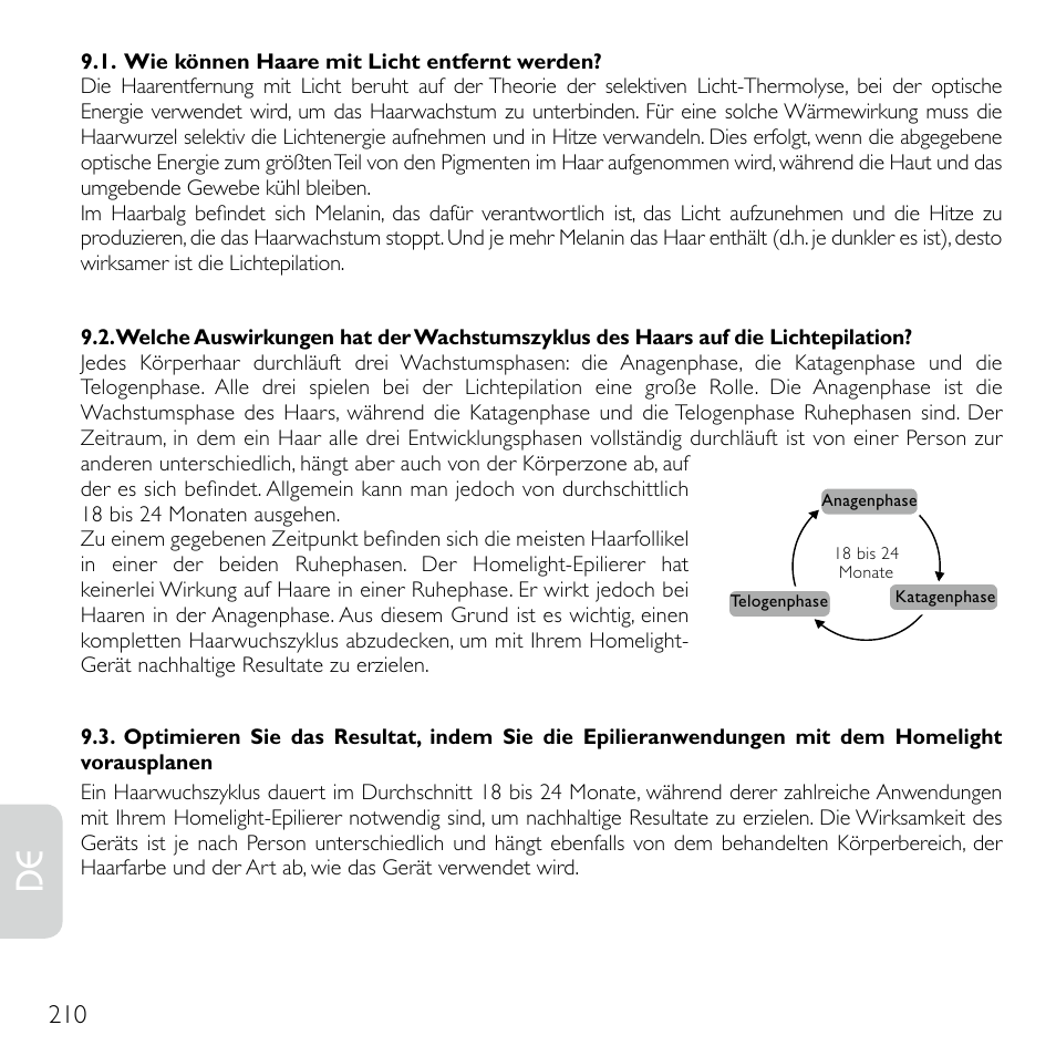 Babyliss G920E Homelight Face & Body User Manual | Page 208 / 224