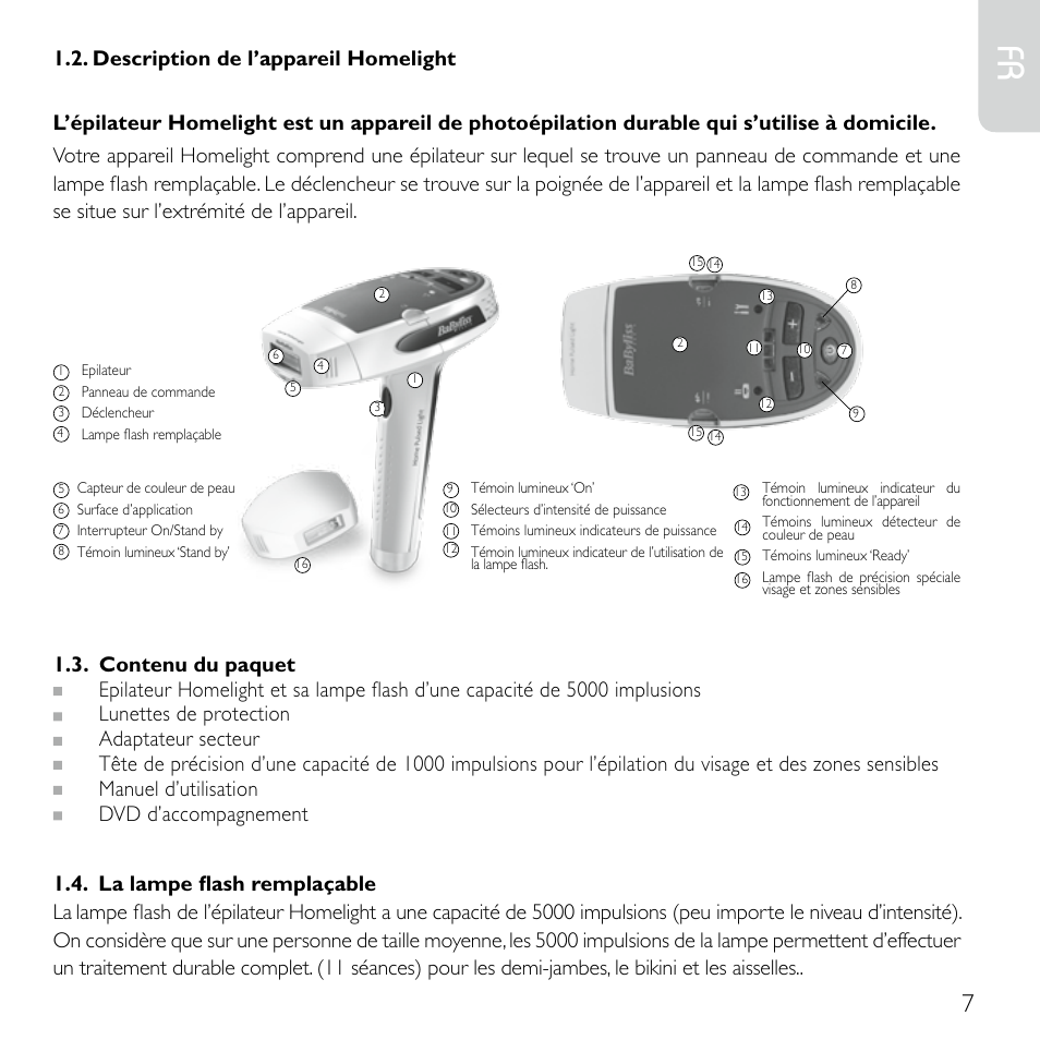 Babyliss G920E Homelight Face & Body User Manual | Page 5 / 224