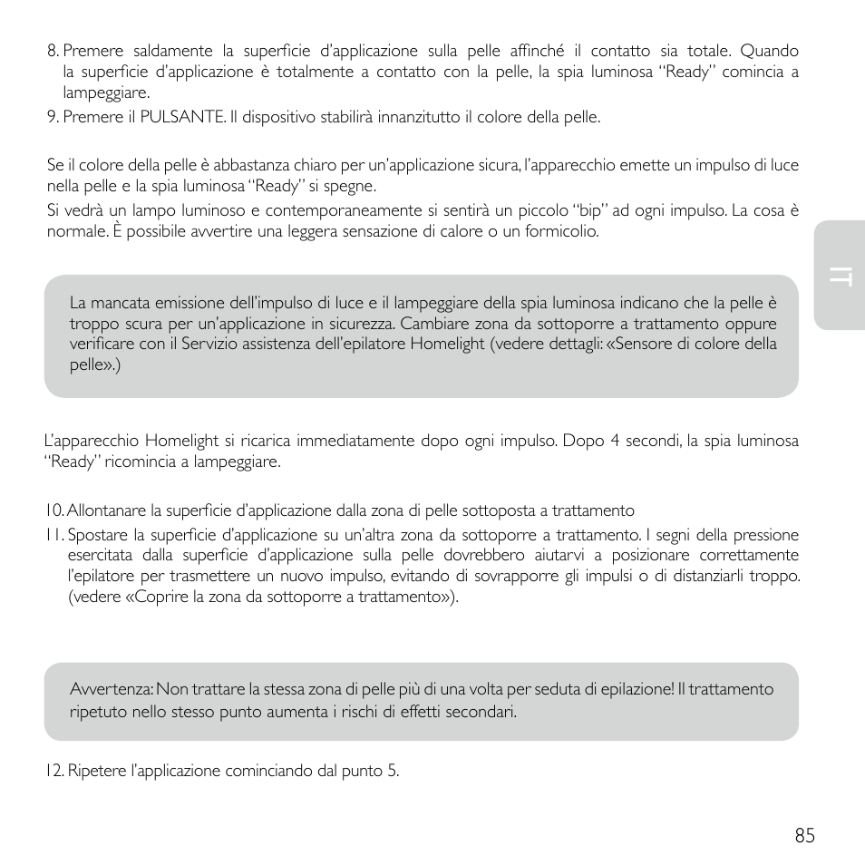 Babyliss G920E Homelight Face & Body User Manual | Page 83 / 224