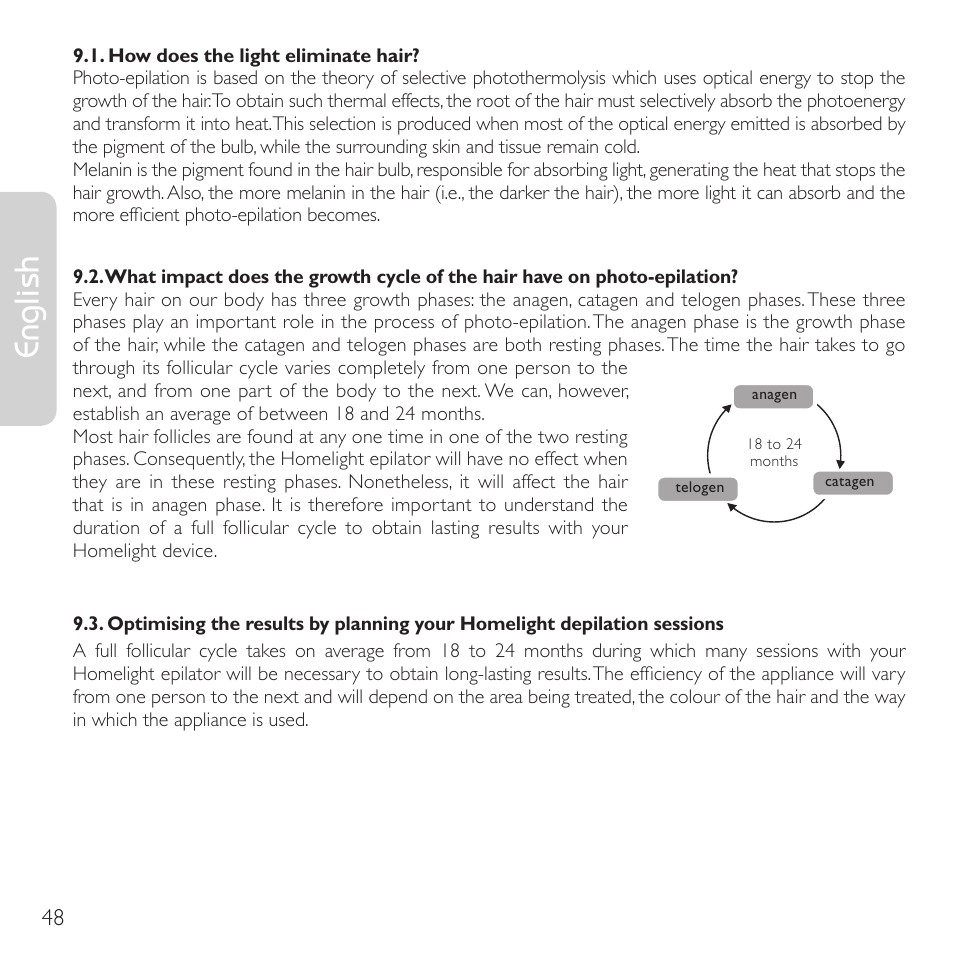 English | Babyliss G910E Homelight User Manual | Page 46 / 120