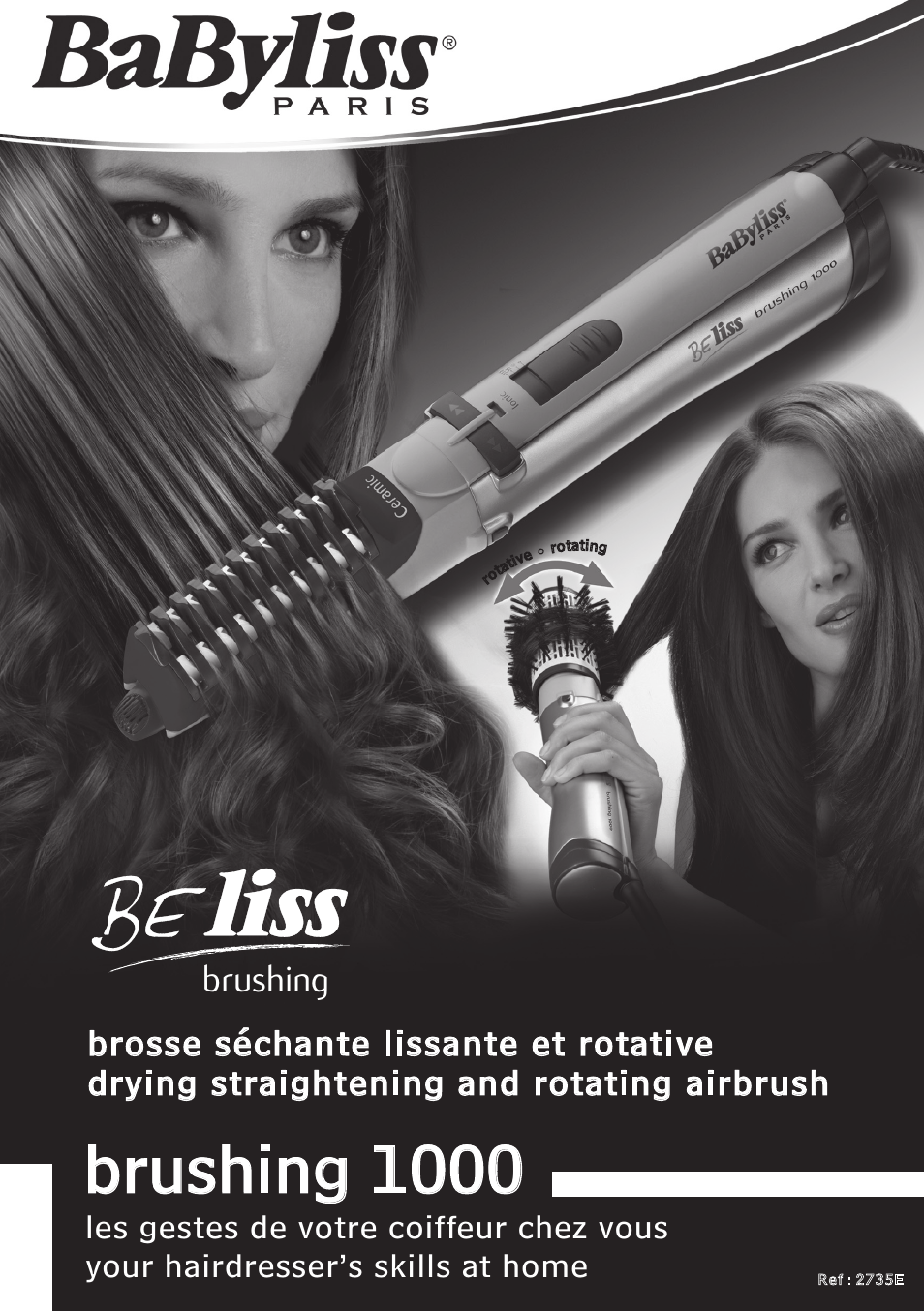 Babyliss 2735E Beliss brushing 1000W User Manual | 73 pages