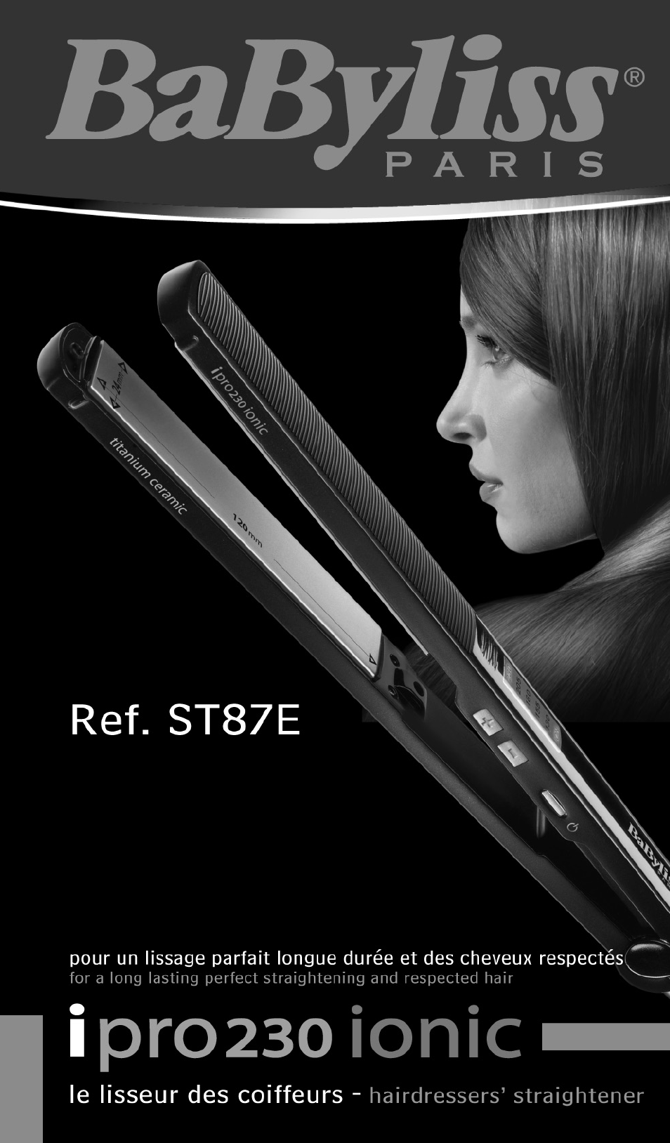 Babyliss ST87E iPro 230 ionic User Manual | 35 pages