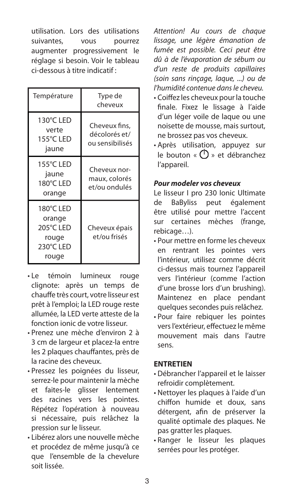 Babyliss ST89E User Manual | Page 3 / 35