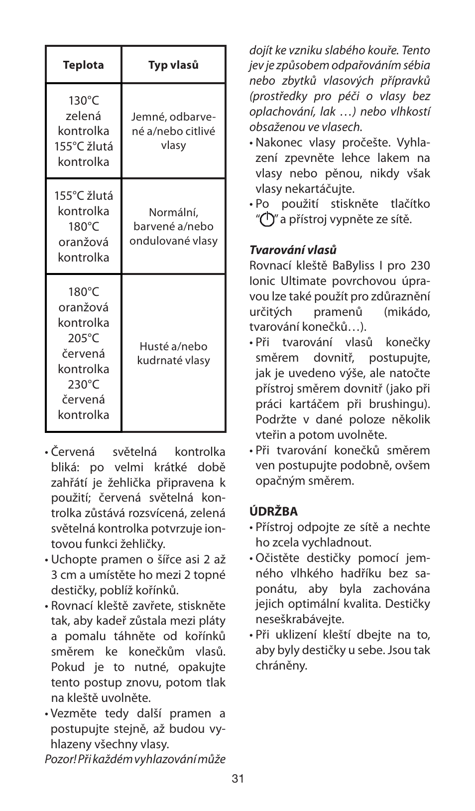 Babyliss ST89E User Manual | Page 31 / 35