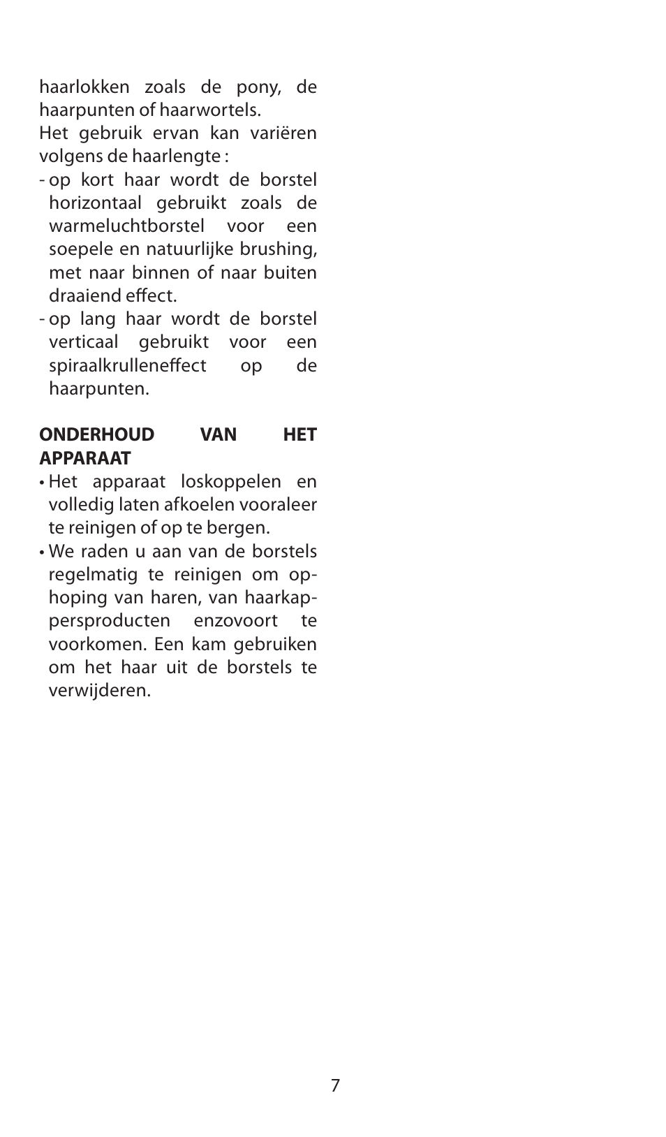 Babyliss AS80E Airstyle 800 User Manual | Page 7 / 24