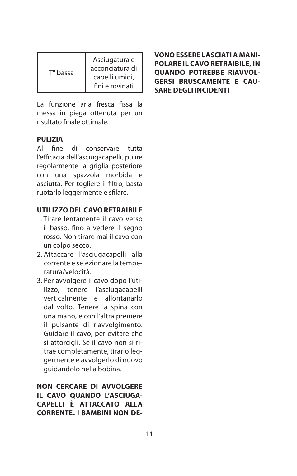 Babyliss D171E Expert User Manual | Page 11 / 36