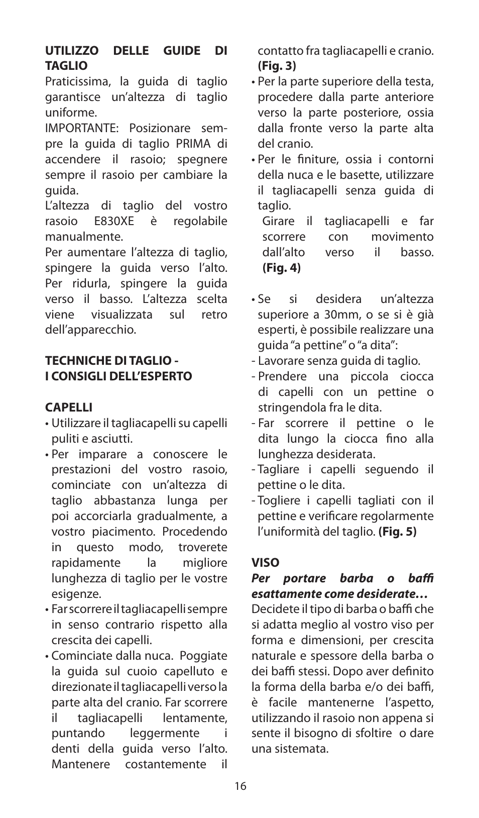 Babyliss E830XE X-8 User Manual | Page 16 / 56