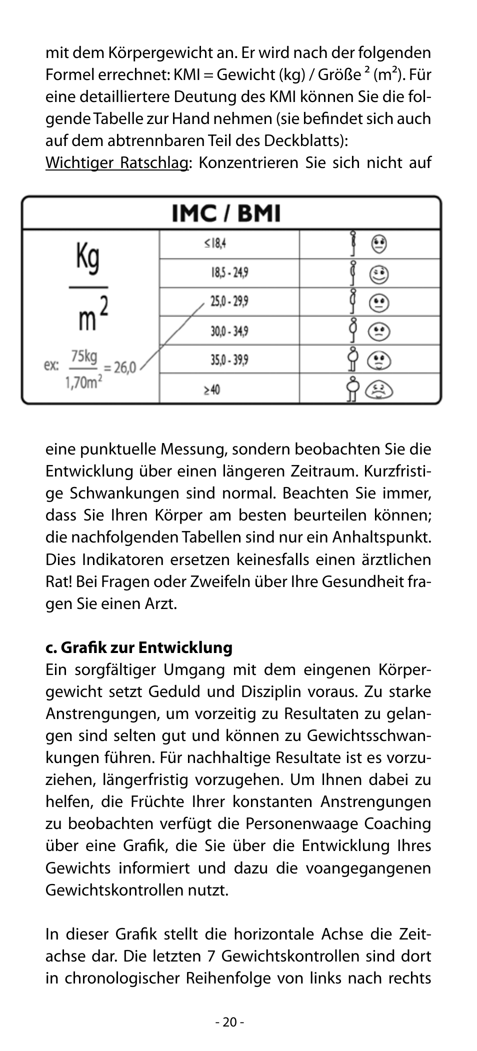 Babyliss SL33E PESE-PERSONNE ELECTRONIQUE COACHING User Manual | Page 20 / 78