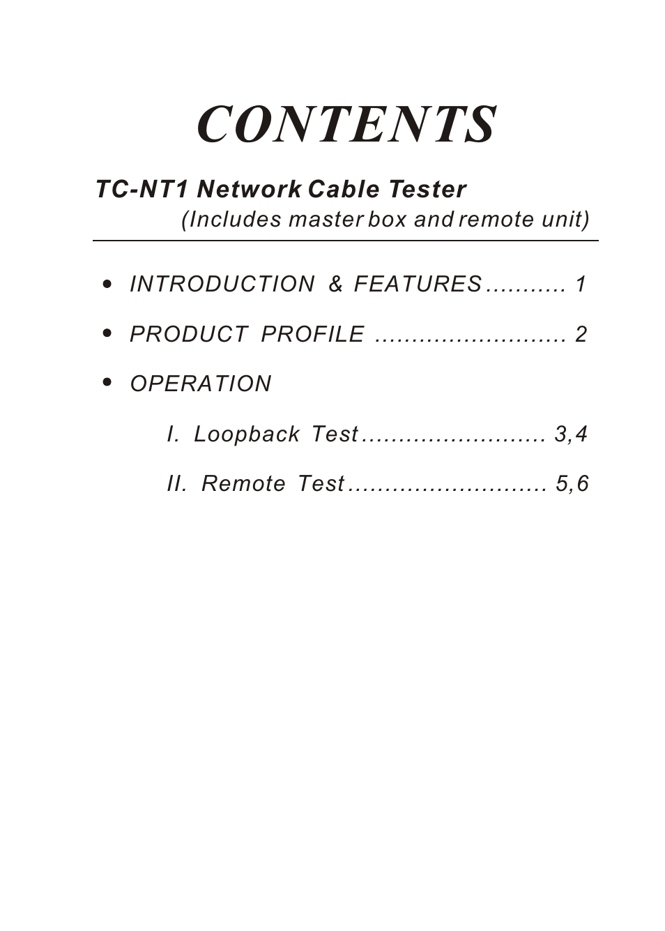 C2G 13138 TC-NT1 Network Cable Tester User Manual | 7 pages