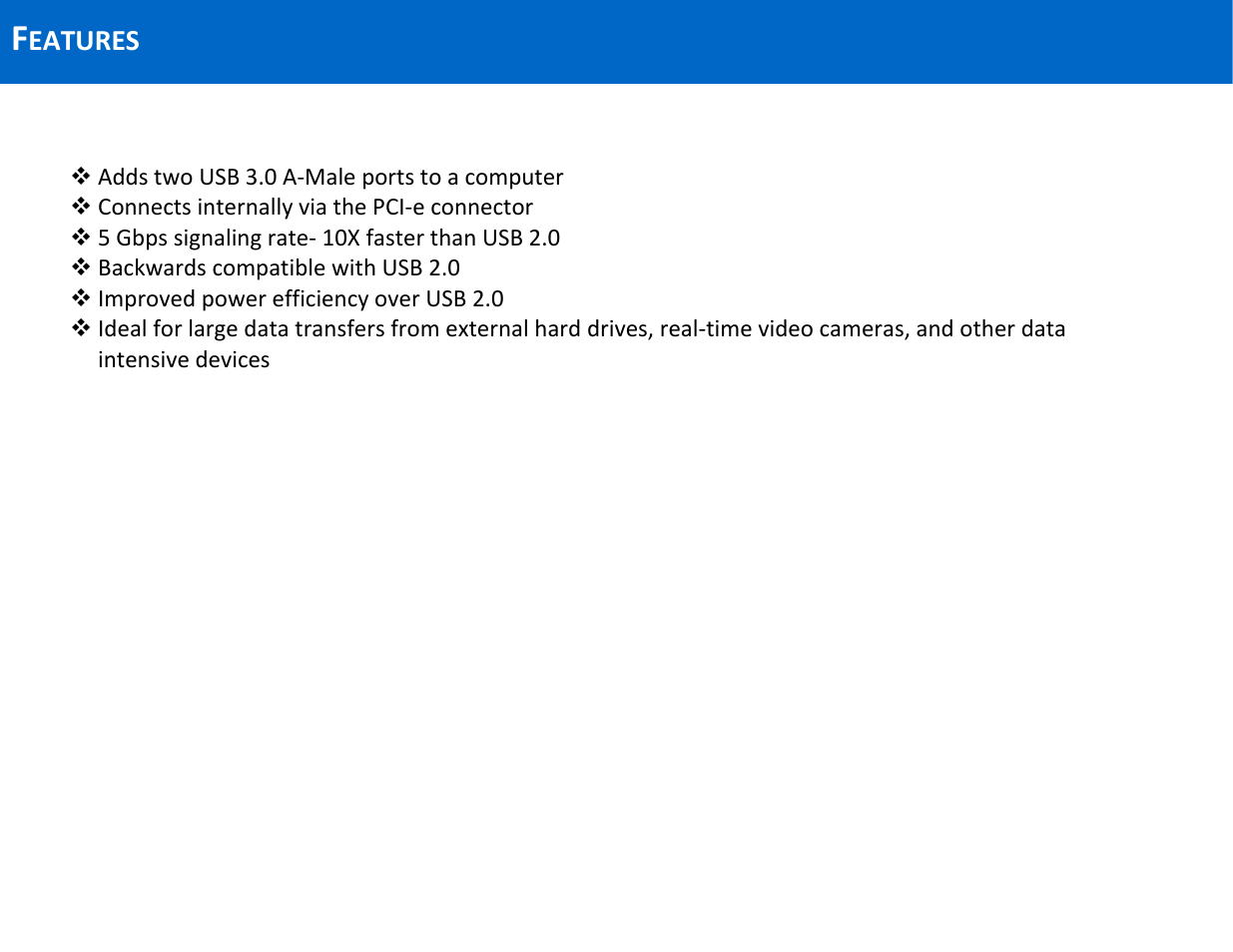 C2G 29055 2-PORT USB 3.0 SUPERSPEED PCI EXPRESS CARD User Manual | Page 4 / 21