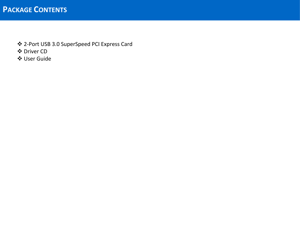 C2G 29055 2-PORT USB 3.0 SUPERSPEED PCI EXPRESS CARD User Manual | Page 6 / 21