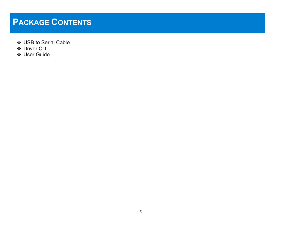 C2G 22429 USB TO SERIAL ADAPTER User Manual | Page 6 / 15