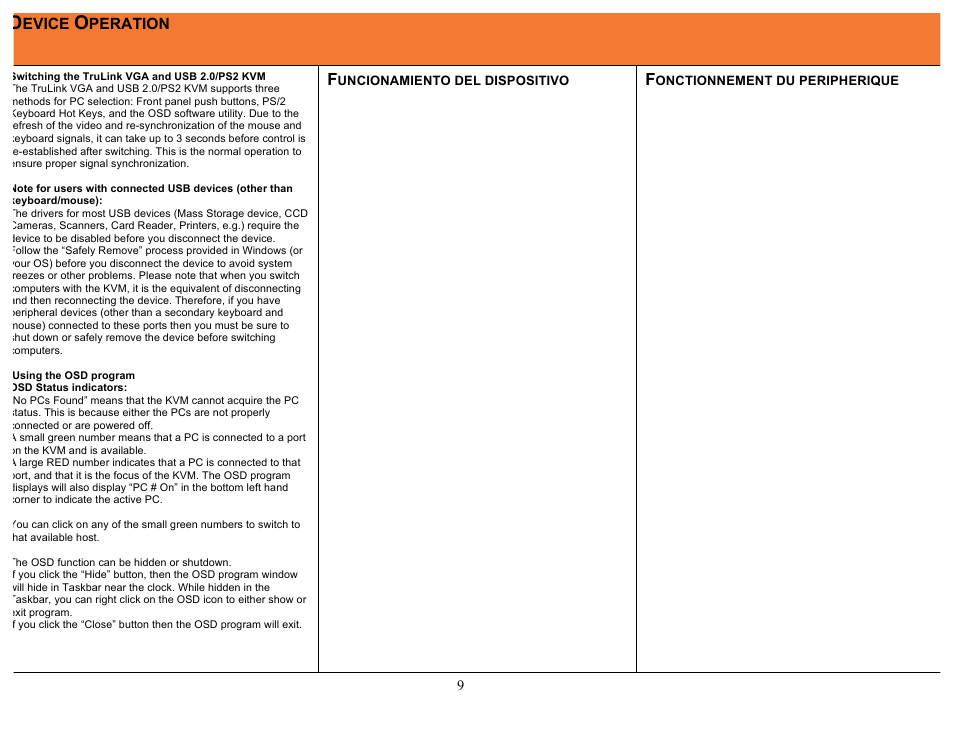 C2G 35555 TRULINK 4-PORT VGA AND USB 2.0 KVM User Manual | Page 10 / 17