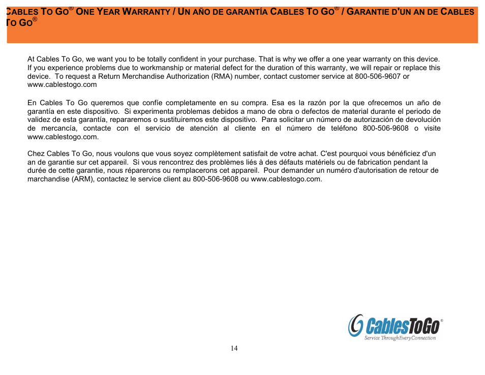 C2G 35555 TRULINK 4-PORT VGA AND USB 2.0 KVM User Manual | Page 15 / 17