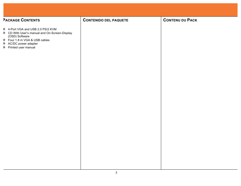 C2G 35555 TRULINK 4-PORT VGA AND USB 2.0 KVM User Manual | Page 6 / 17