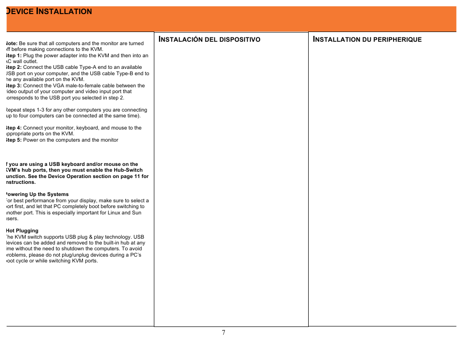 C2G 35555 TRULINK 4-PORT VGA AND USB 2.0 KVM User Manual | Page 8 / 17