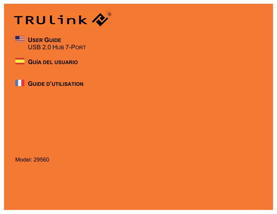 C2G 29560 USB 2.0 HUB 7-PORT User Manual | 11 pages