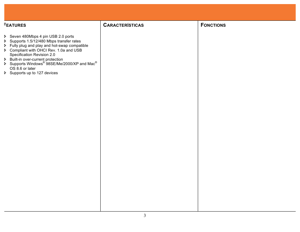 C2G 29560 USB 2.0 HUB 7-PORT User Manual | Page 4 / 11