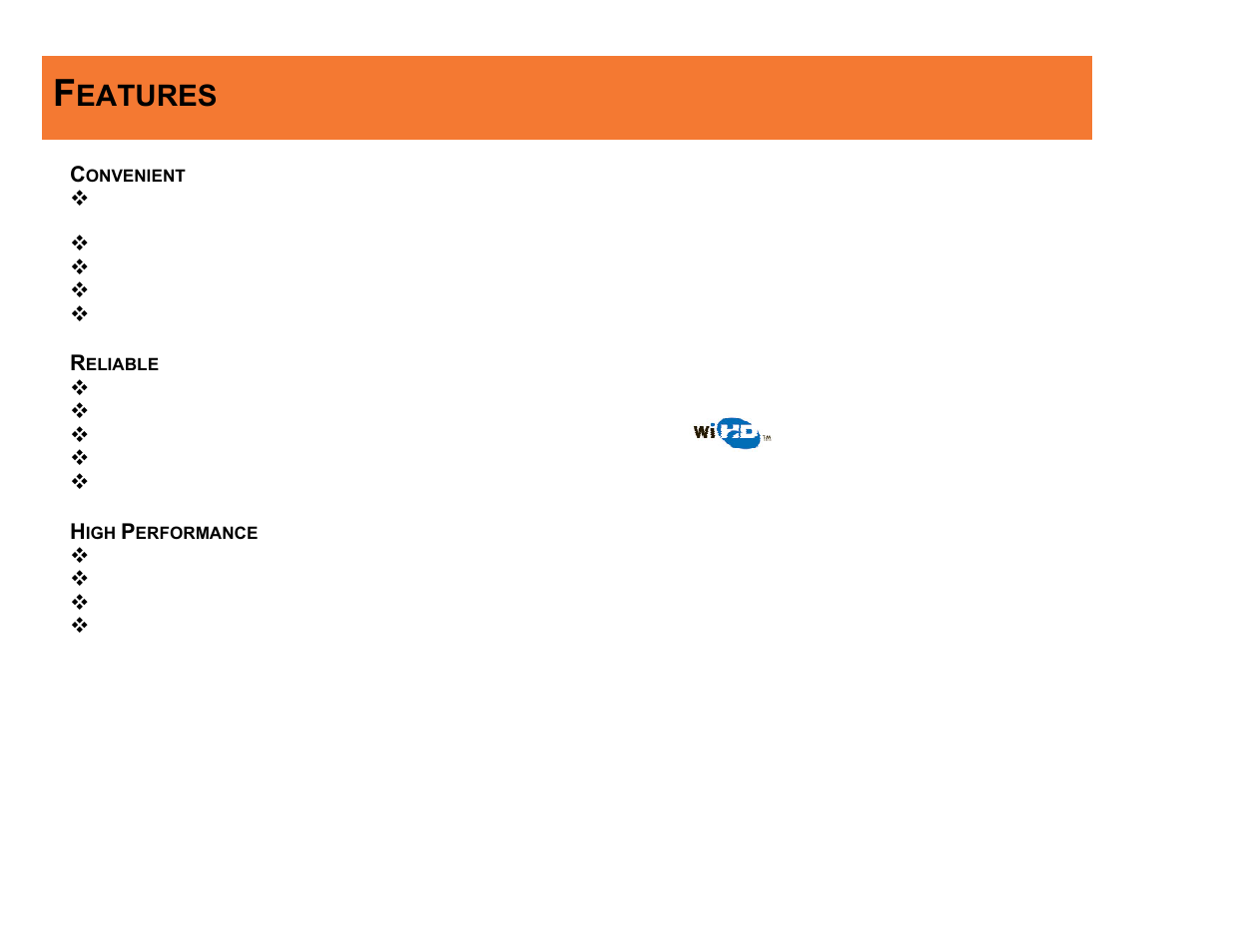 Eatures | C2G 29670 1-PORT 60 GHZ WIRELESSHD KIT User Manual | Page 4 / 20