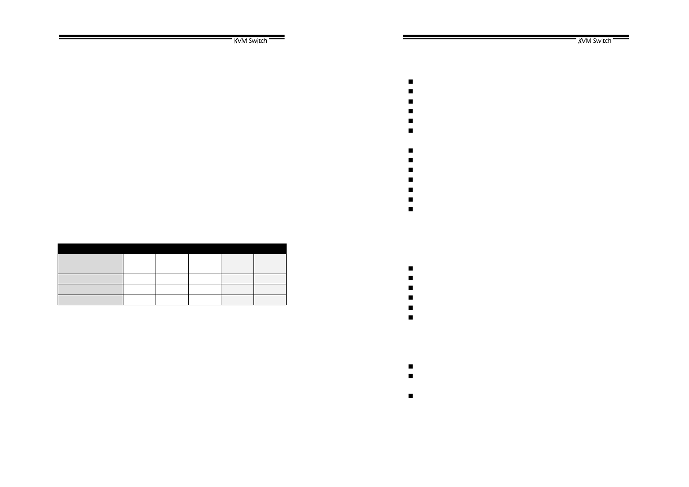 C2G 22391 One-Console KVM Switches User Manual | Page 2 / 16